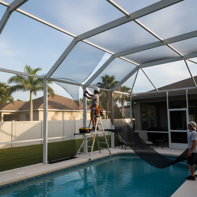 Pool Enclosure Repair Service