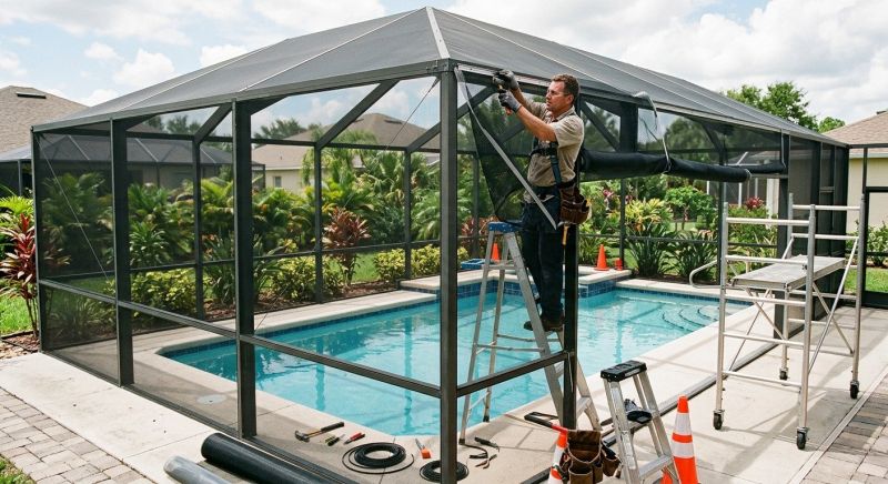 Pool Enclosure Repair Service