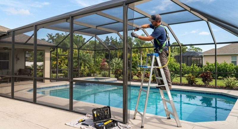 Pool Enclosure Repair Service