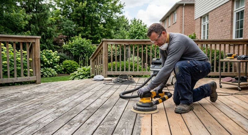 Deck Sanding Service in Seattle, WA